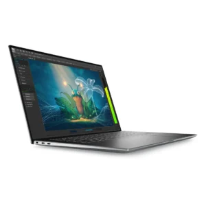 Dell Precision 5570 15.6-inch mobile workstation laptop angled view