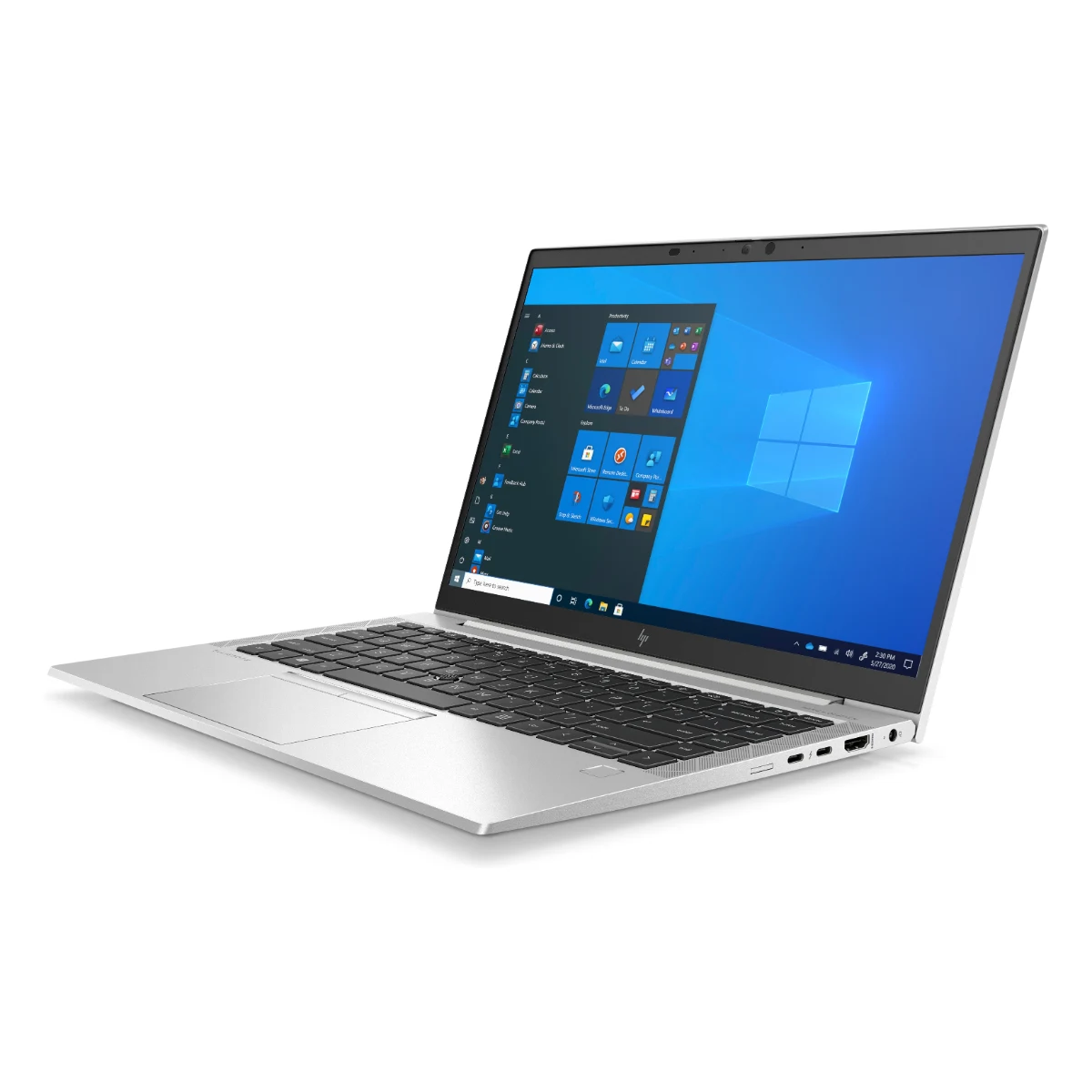 HP EliteBook 840 G8 14-inch business laptop angled view